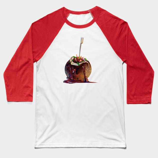 Takoyaki - Octopus Balls - たこ焼き - 蛸焼 Baseball T-Shirt by banditotees